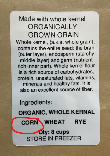 Whole Kernel Corn Meal